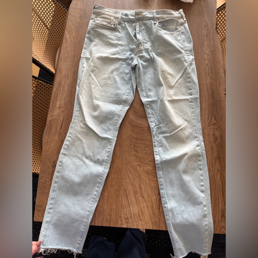 MOTHER Slim Jeans in Light Wash